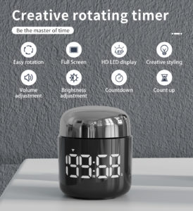 Mechanical Kitchen Timer, Cute Timer for Kids, Wind Up 90 Minutes Manual Countdown Timer for Classroom, Home, Study and Cooking